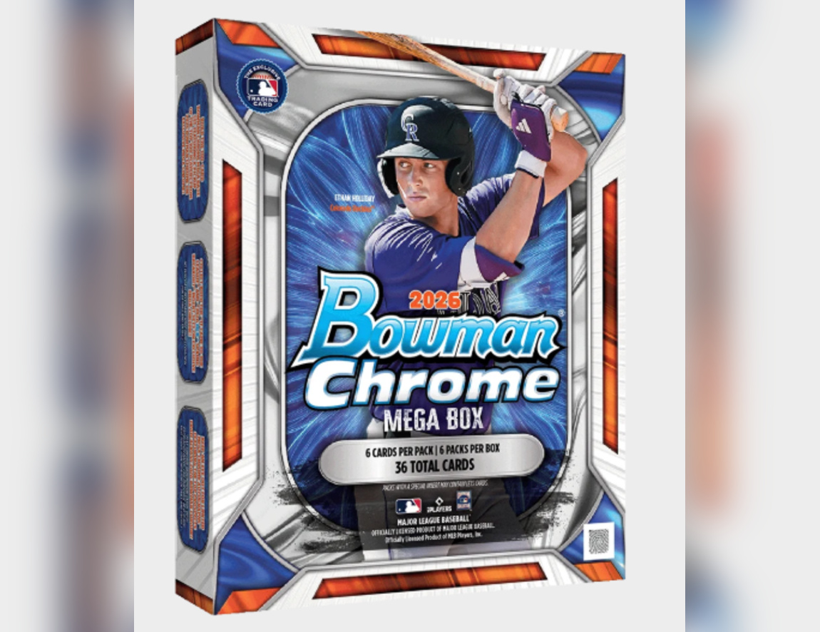 2026 Bowman Chrome Baseball MEGA*10 Box PYT 完整箱上半箱 [20260928]